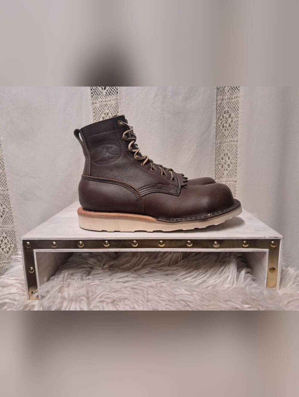 Men's JK Boots Forefront Model Size 7 Wide - Picture 4 of 9
